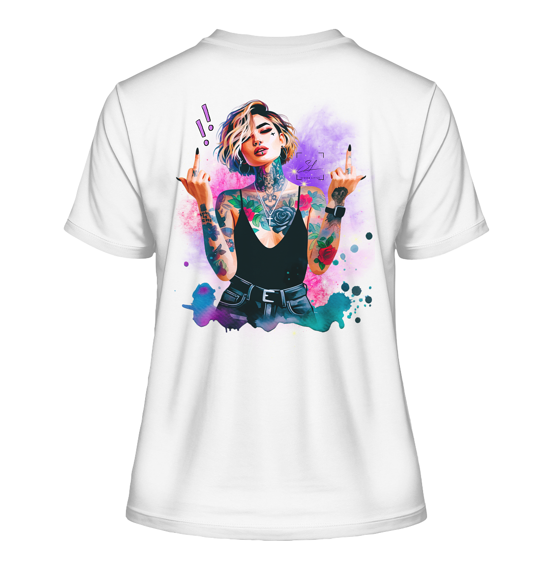 Rebel Rose - Fitted Ladies Organic Shirt