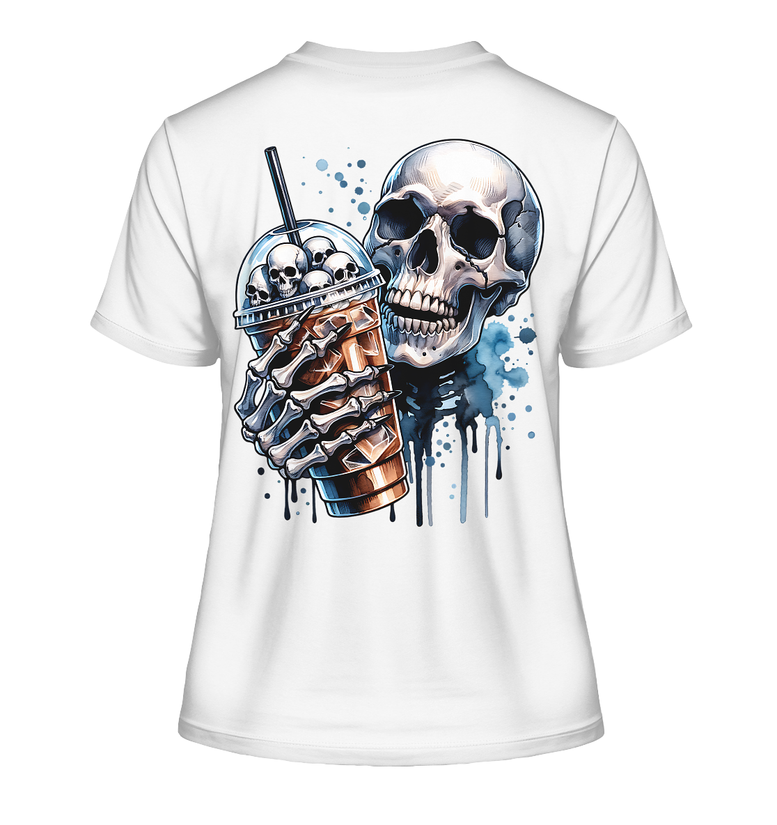 Chill Skull - Fitted Ladies Organic Shirt