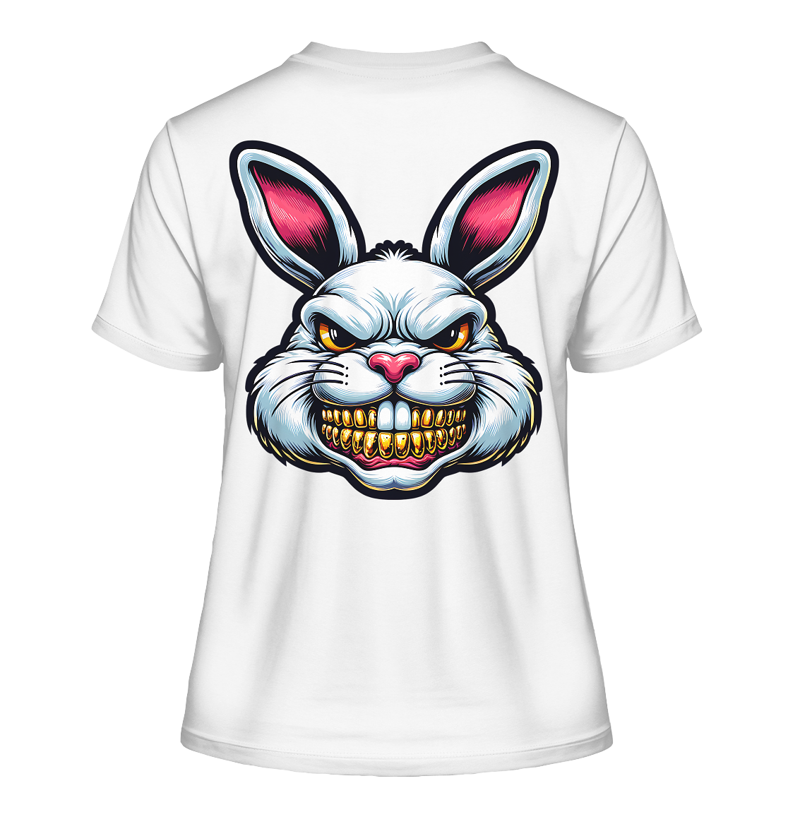 ToothBunny Terror - Fitted Ladies Organic Shirt