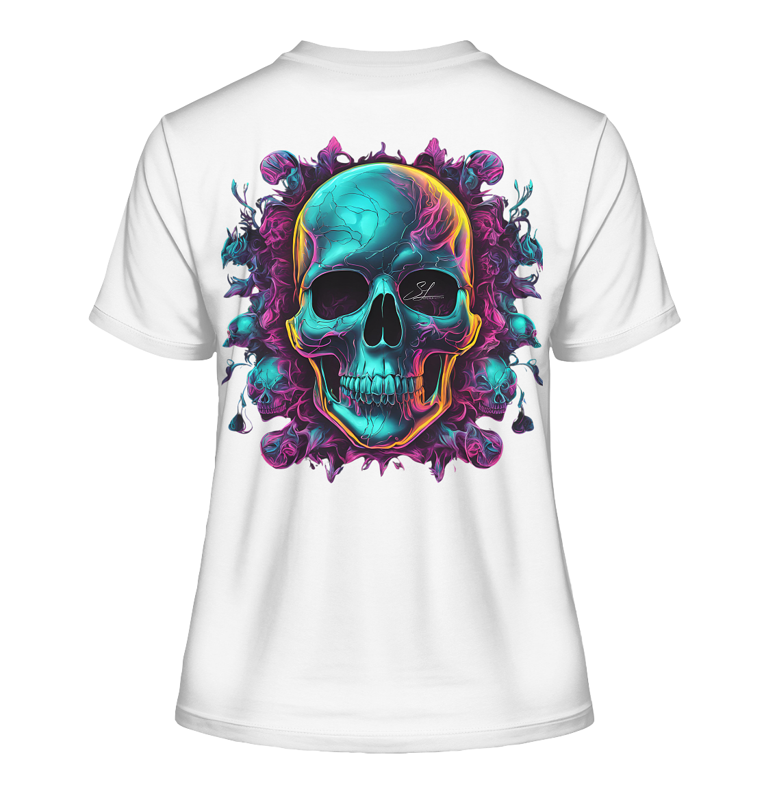 Galactic Skull - Fitted Ladies Organic Shirt