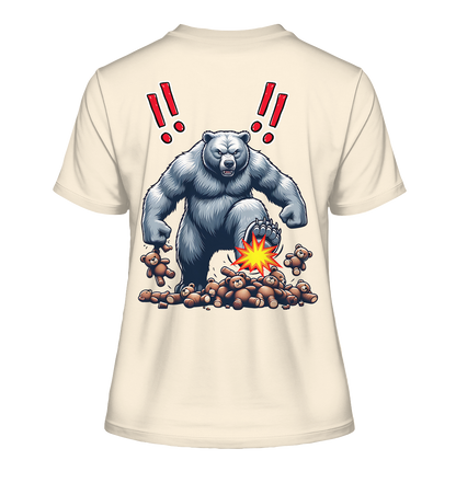 Teddy Terror - Fitted Ladies Organic Shirt