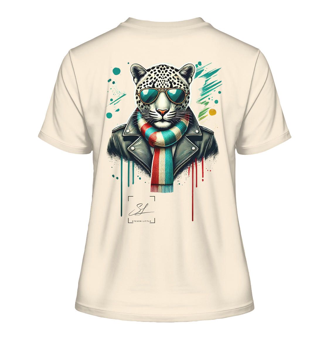 Urban Leopard - Fitted Ladies Organic Shirt