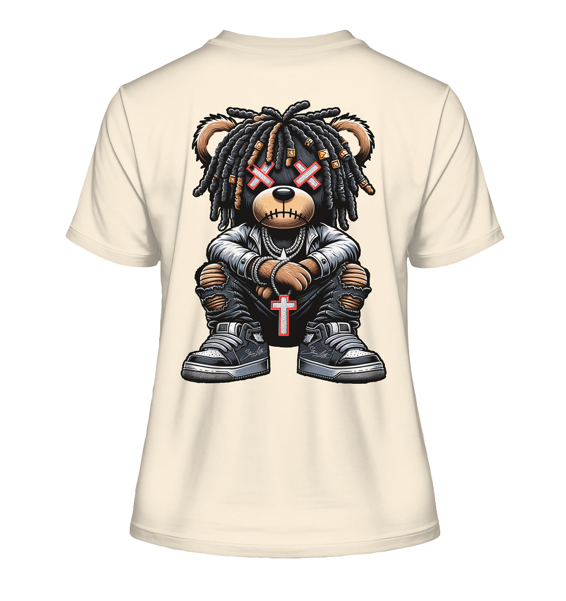 Badass Teddy - Fitted Organic Shirt