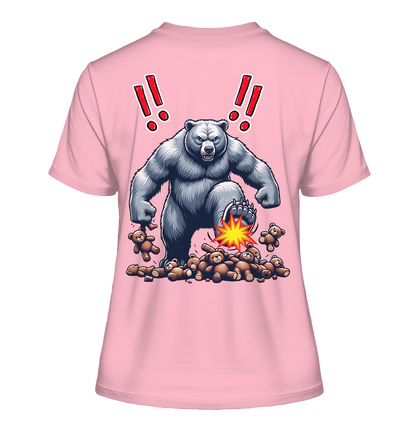 Teddy Terror - Fitted Ladies Organic Shirt