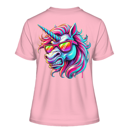 Funky Unicorn - Fitted Ladies Organic Shirt