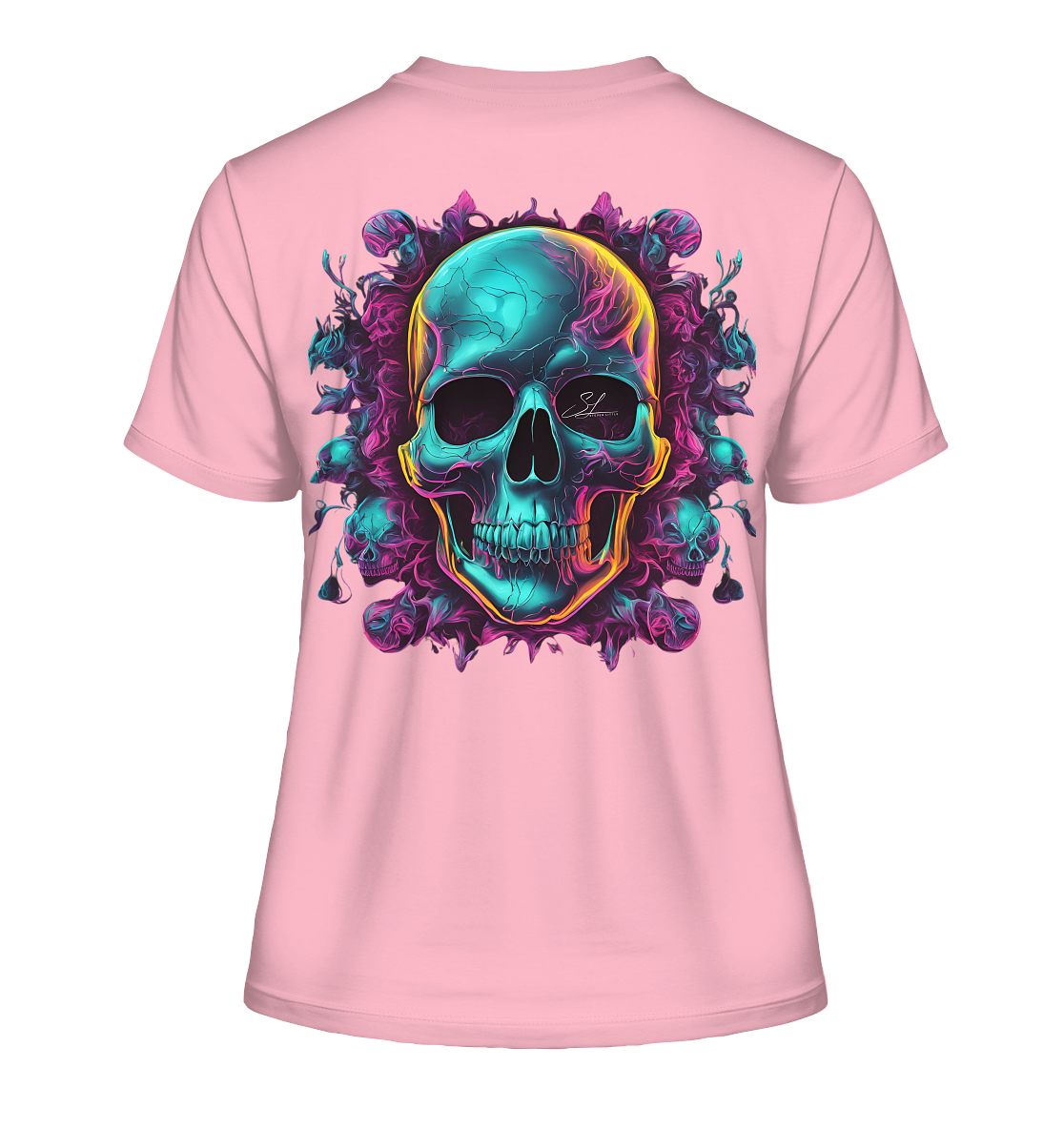 Galactic Skull - Fitted Ladies Organic Shirt