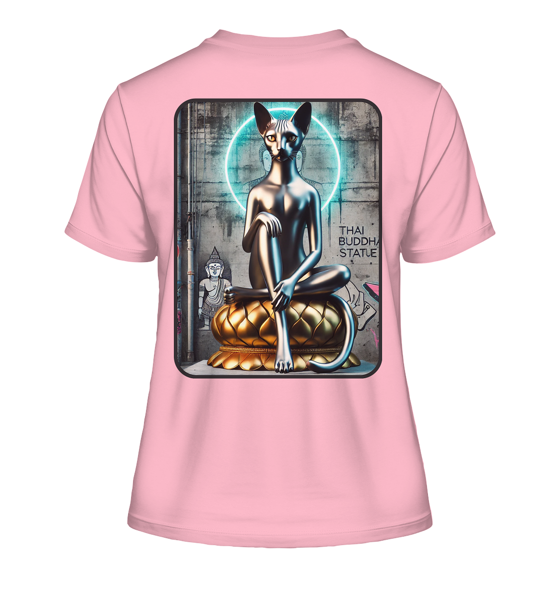 Mystic Cat - Fitted Ladies Organic Shirt