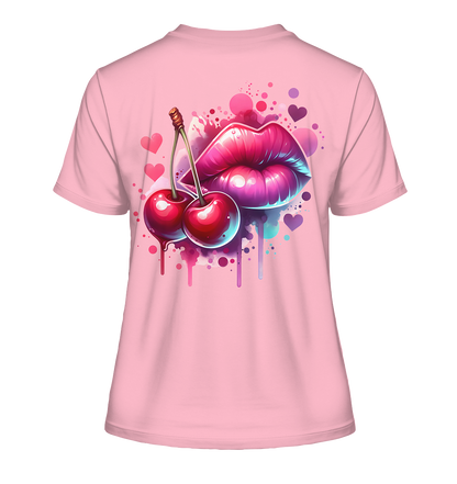 Cherry Kiss - Fitted Ladies Organic Shirt