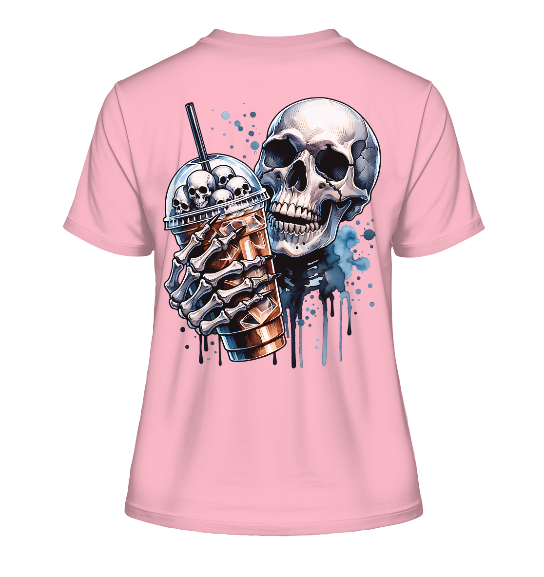 Chill Skull - Fitted Ladies Organic Shirt
