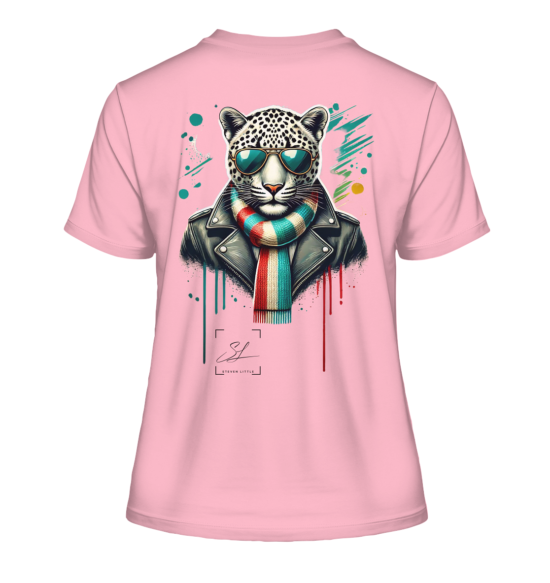 Urban Leopard - Fitted Ladies Organic Shirt