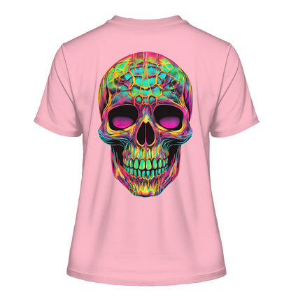 Psychedelic Skull - Fitted Ladies Organic Shirt