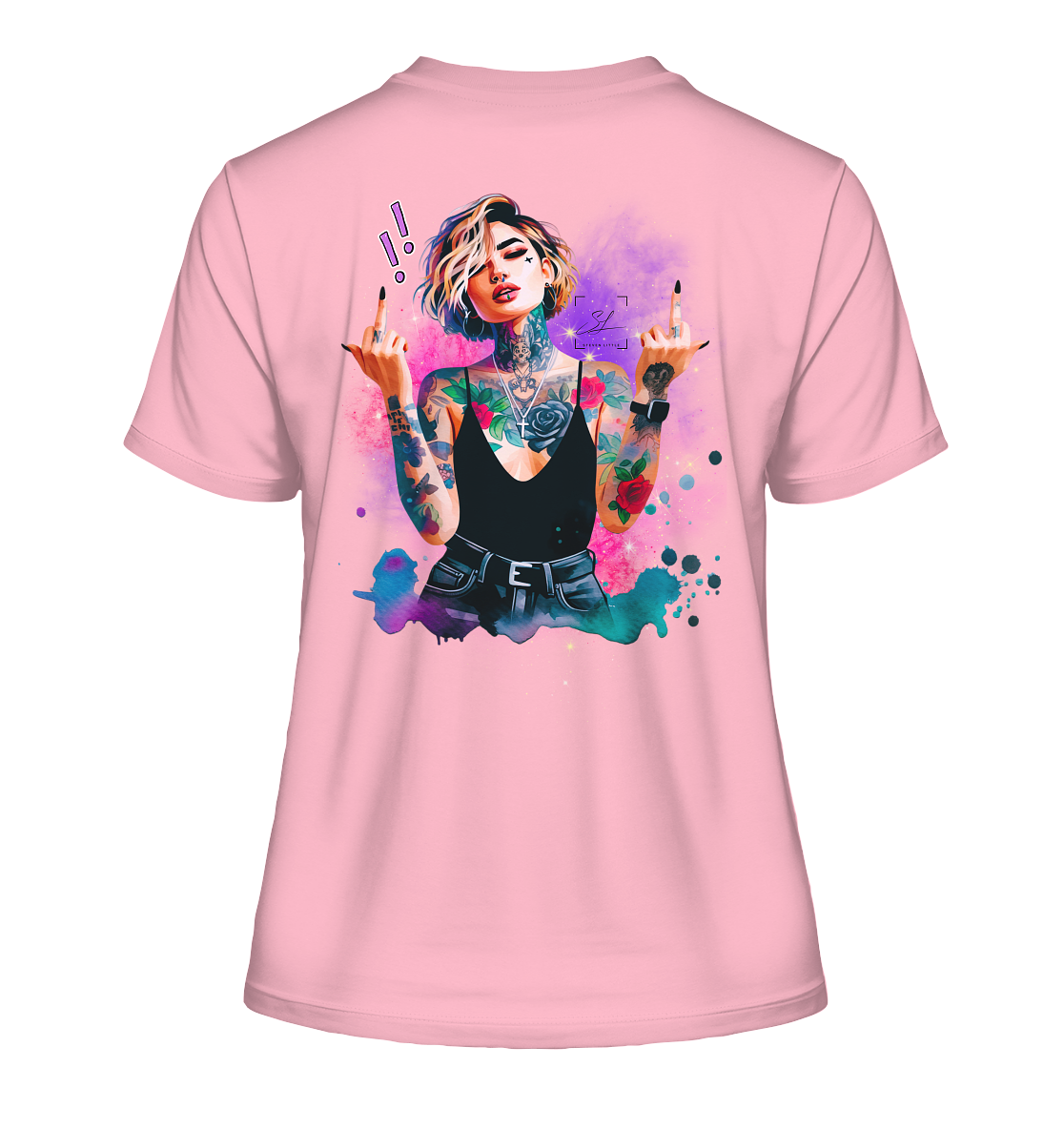 Rebel Rose - Fitted Ladies Organic Shirt