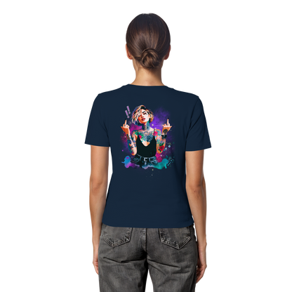 Rebel Rose - Fitted Ladies Organic Shirt