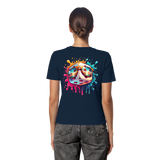 Sunset Vibes Dice - Fitted Ladies Organic Shirt