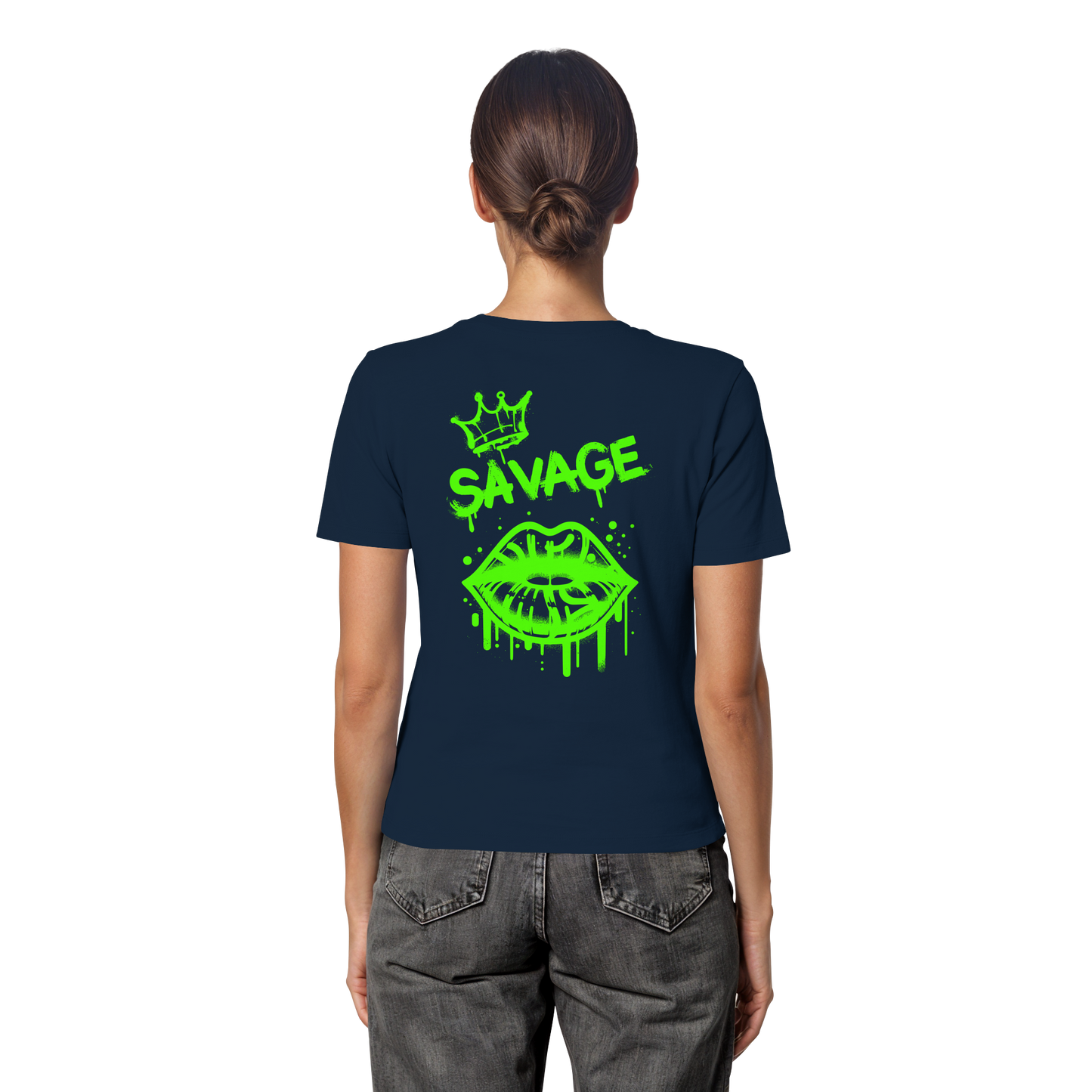 Kiss of Attitude - Fitted Ladies Organic Shirt