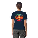 Tropical Sunset - Fitted Ladies Organic Shirt