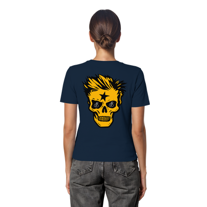 Golden Skull - Fitted Ladies Organic Shirt