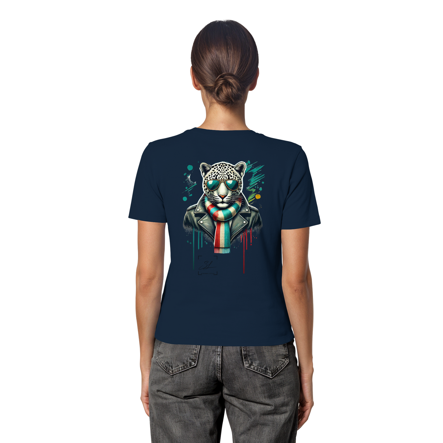 Urban Leopard - Fitted Ladies Organic Shirt