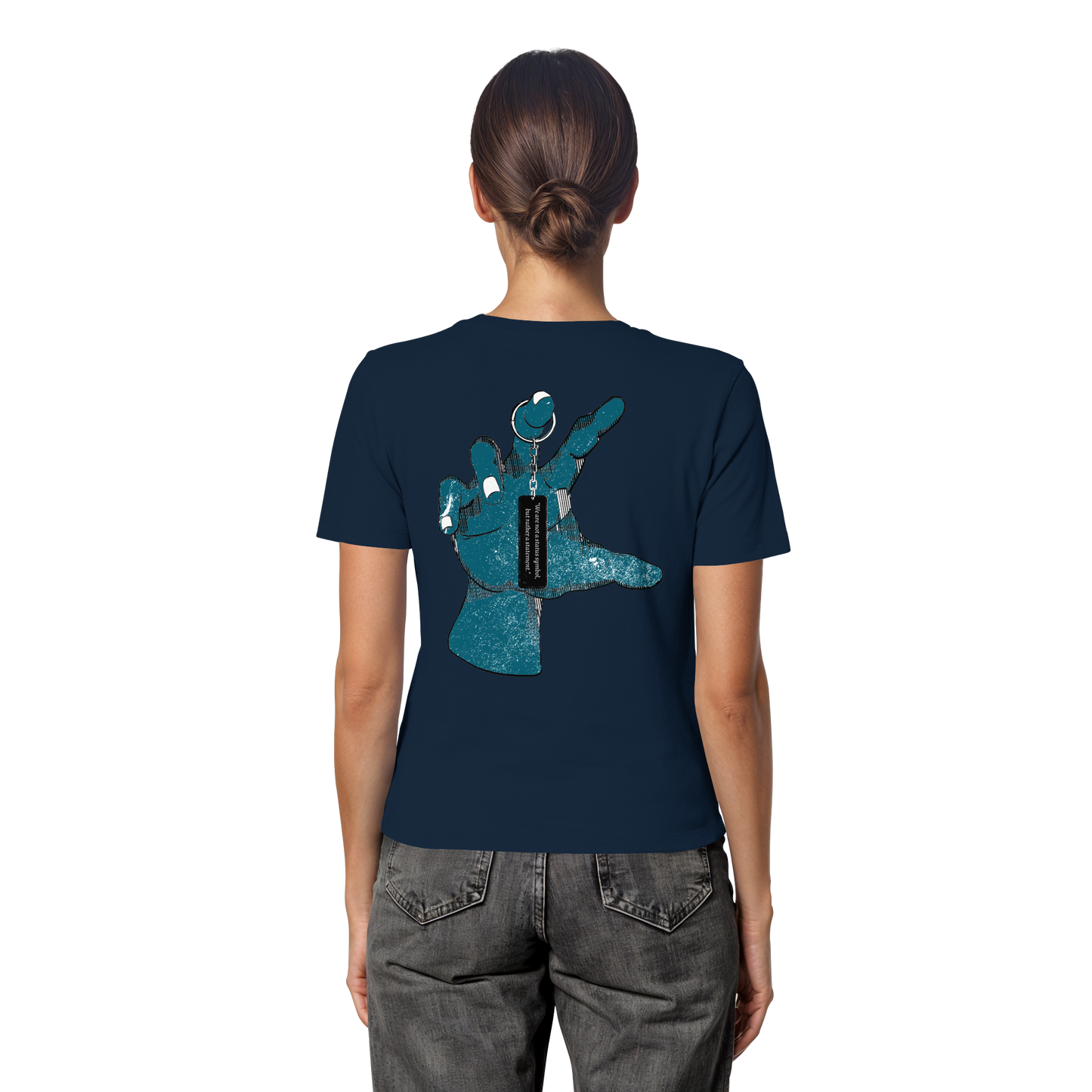 Statement Hand - Fitted Ladies Organic Shirt