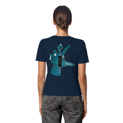 Statement Hand - Fitted Ladies Organic Shirt