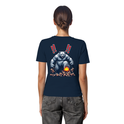Teddy Terror - Fitted Ladies Organic Shirt
