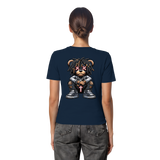 Bad Ass Teddy - Fitted Ladies Organic Shirt