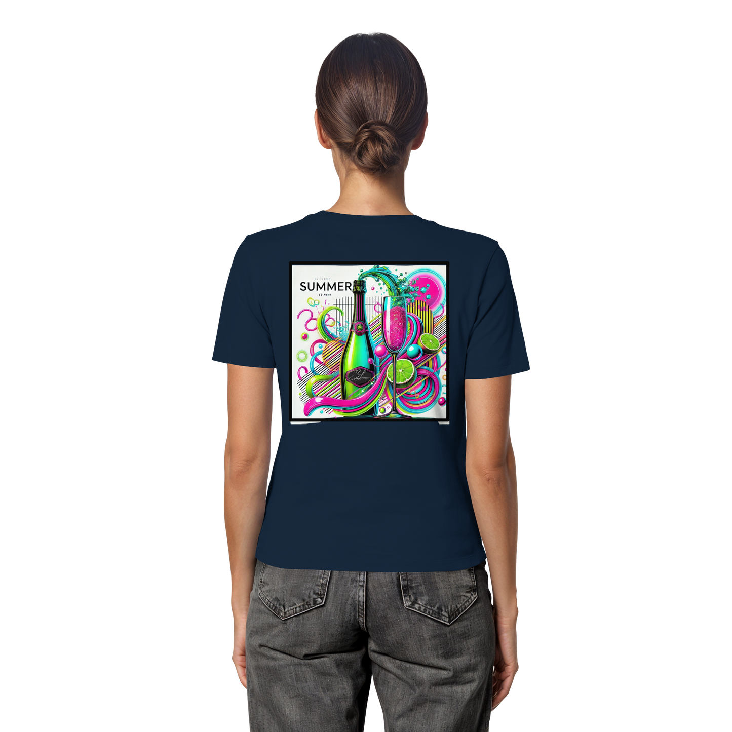 Neon Fresh - Fitted Ladies Organic Shirt
