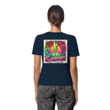 Summer Party Vibes - Fitted Ladies Organic Shirt