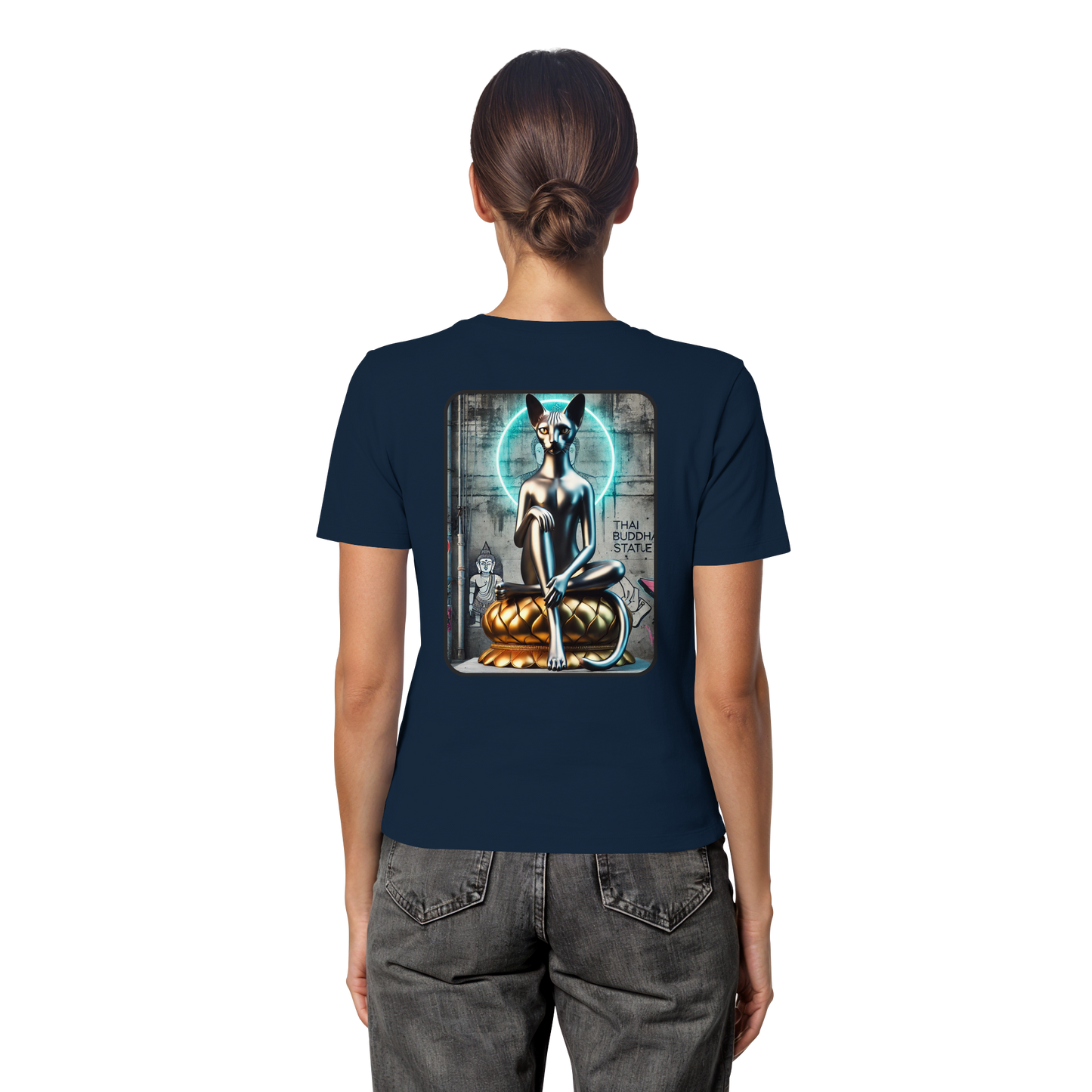 Mystic Cat - Fitted Ladies Organic Shirt