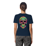 Psychedelic Skull - Fitted Ladies Organic Shirt