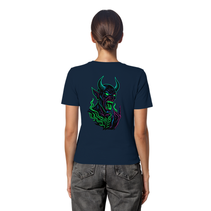 Neon Hellfire - Fitted Ladies Organic Shirt