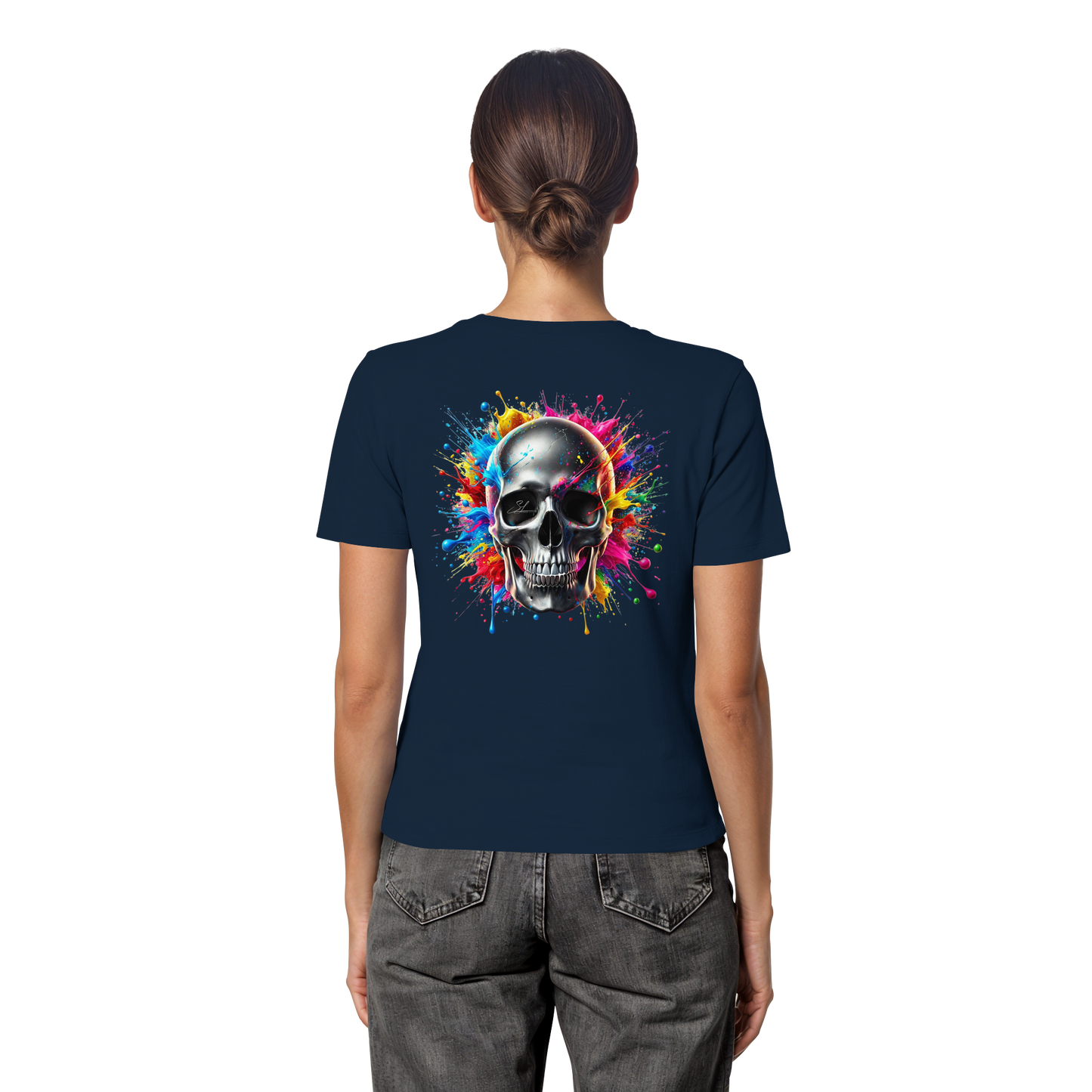 Explosion of Life - Fitted Ladies Organic Shirt