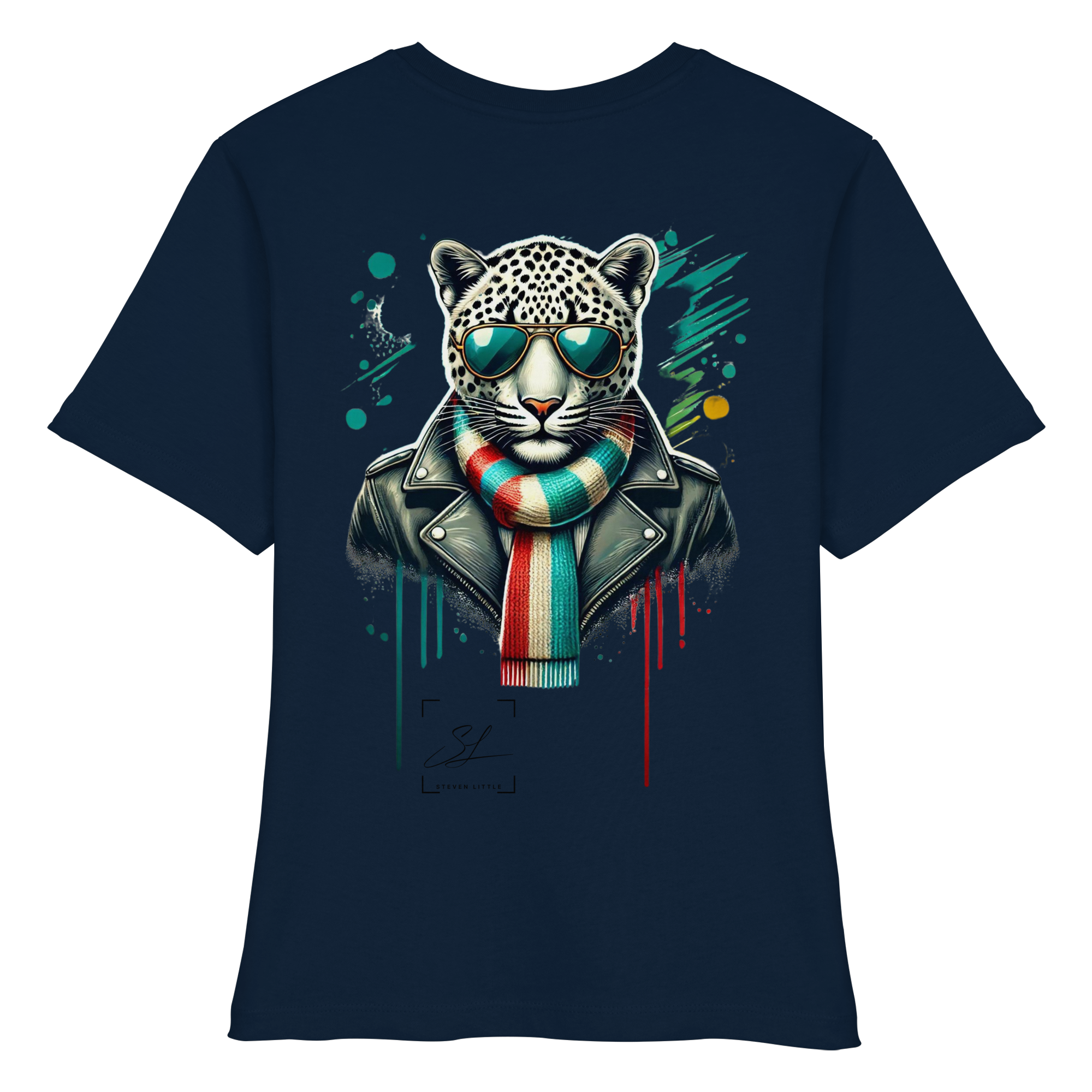 Urban Leopard - Fitted Ladies Organic Shirt