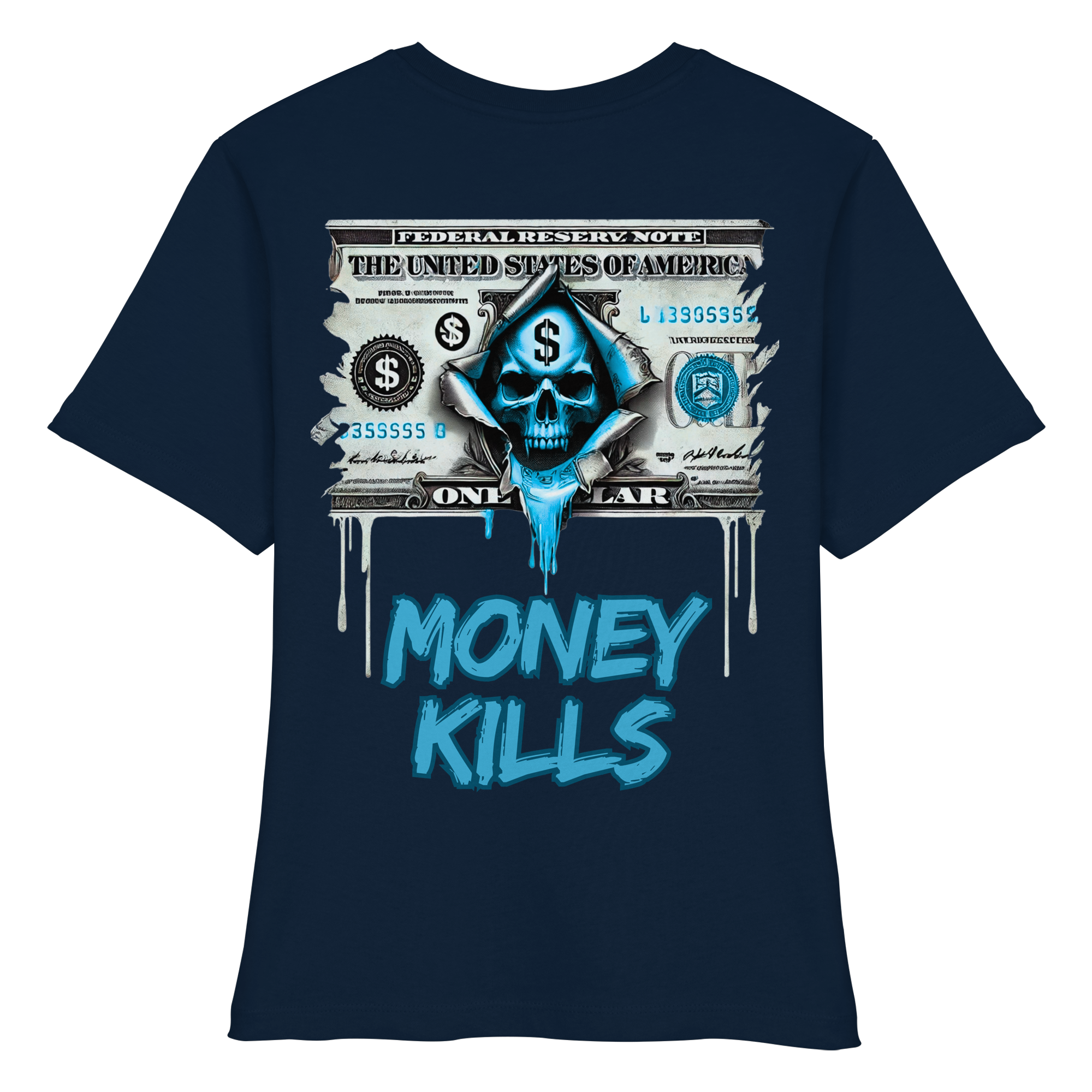 Money Kills - Fitted Ladies Organic Shirt