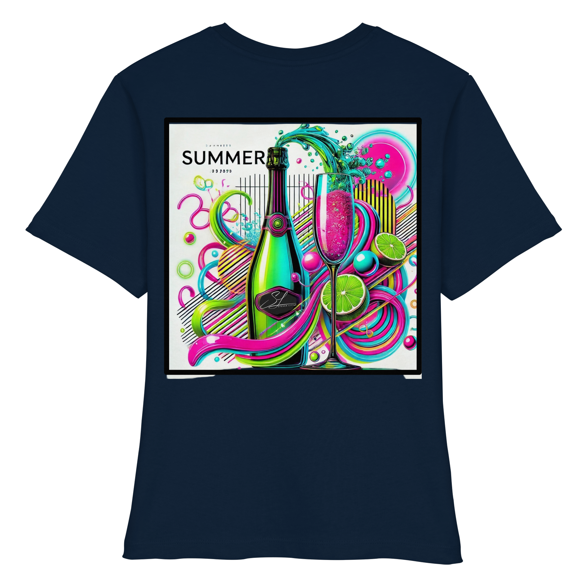 Neon Fresh - Fitted Ladies Organic Shirt