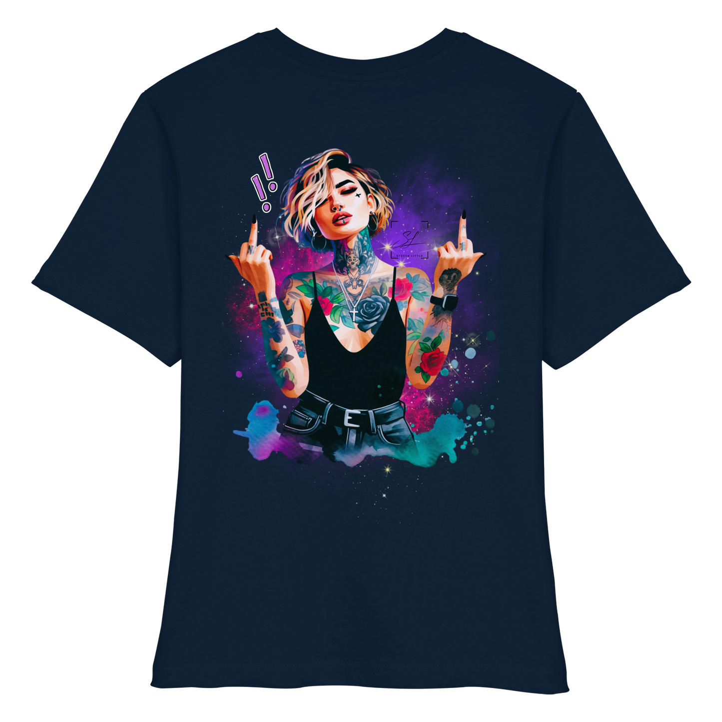Rebel Rose - Fitted Ladies Organic Shirt
