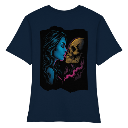 Kissing Skull - Fitted Ladies Organic Shirt
