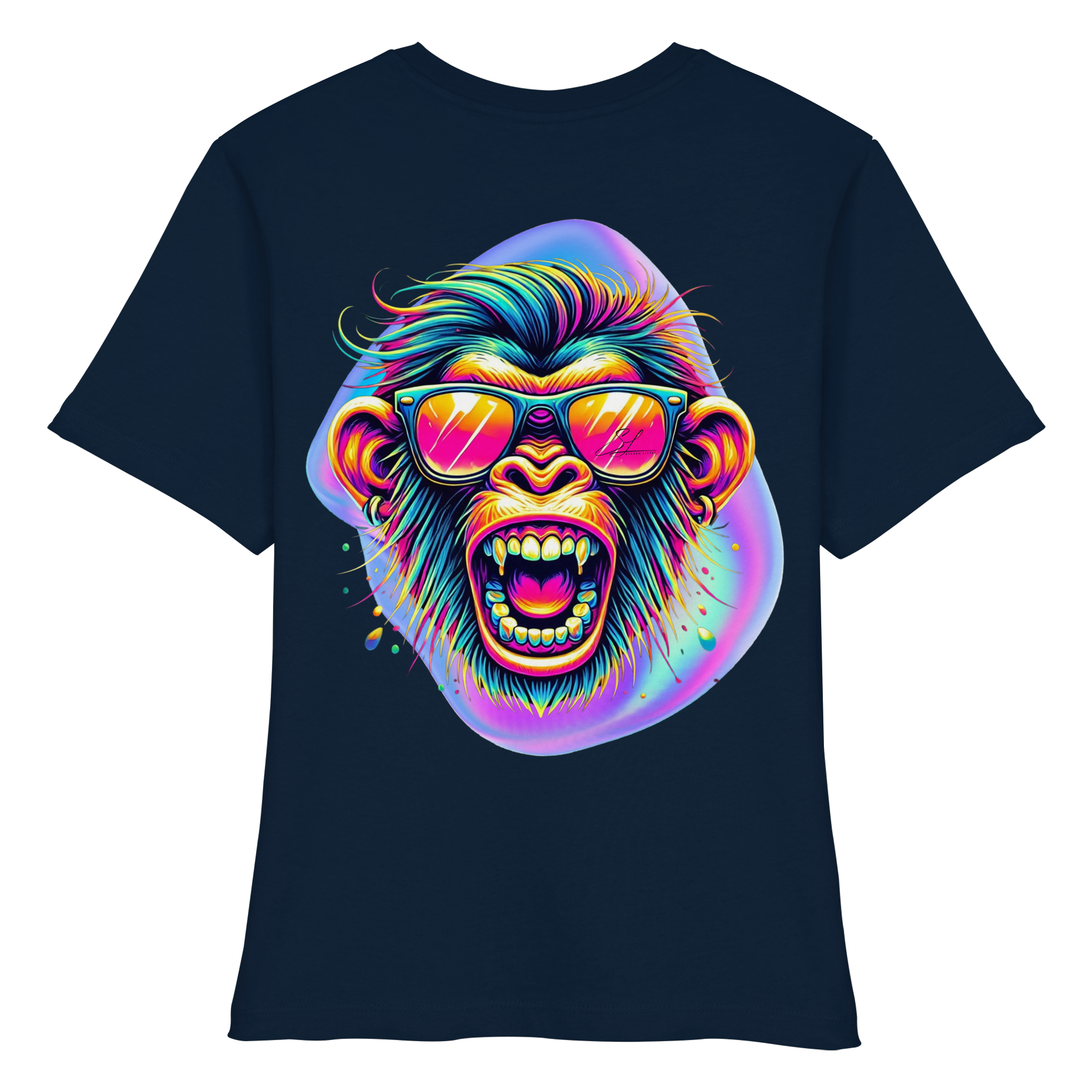Crazy Chimp - Chemise bio ajustée pour femme