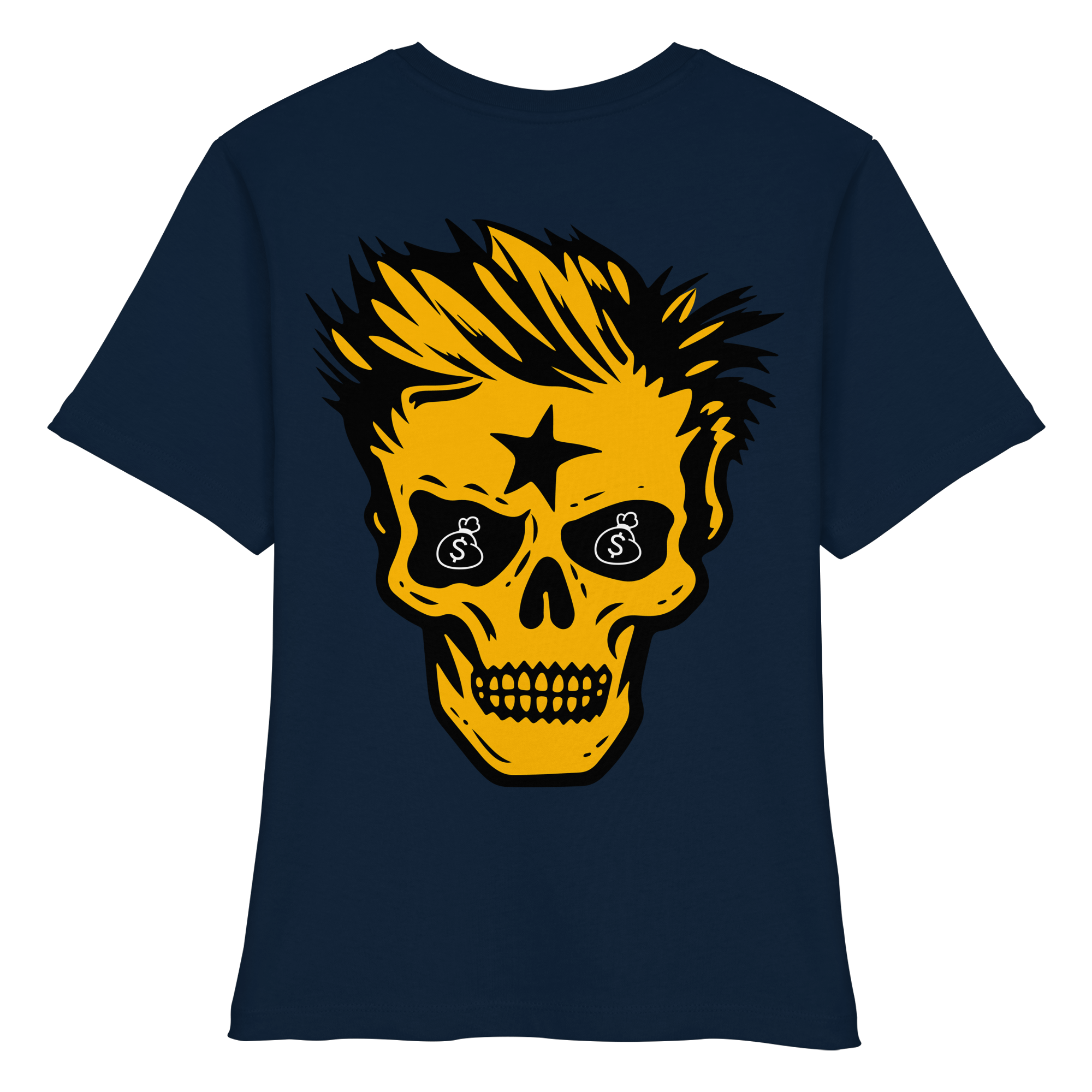 Golden Skull - Fitted Ladies Organic Shirt