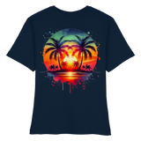 Tropical Sunset - Fitted Ladies Organic Shirt