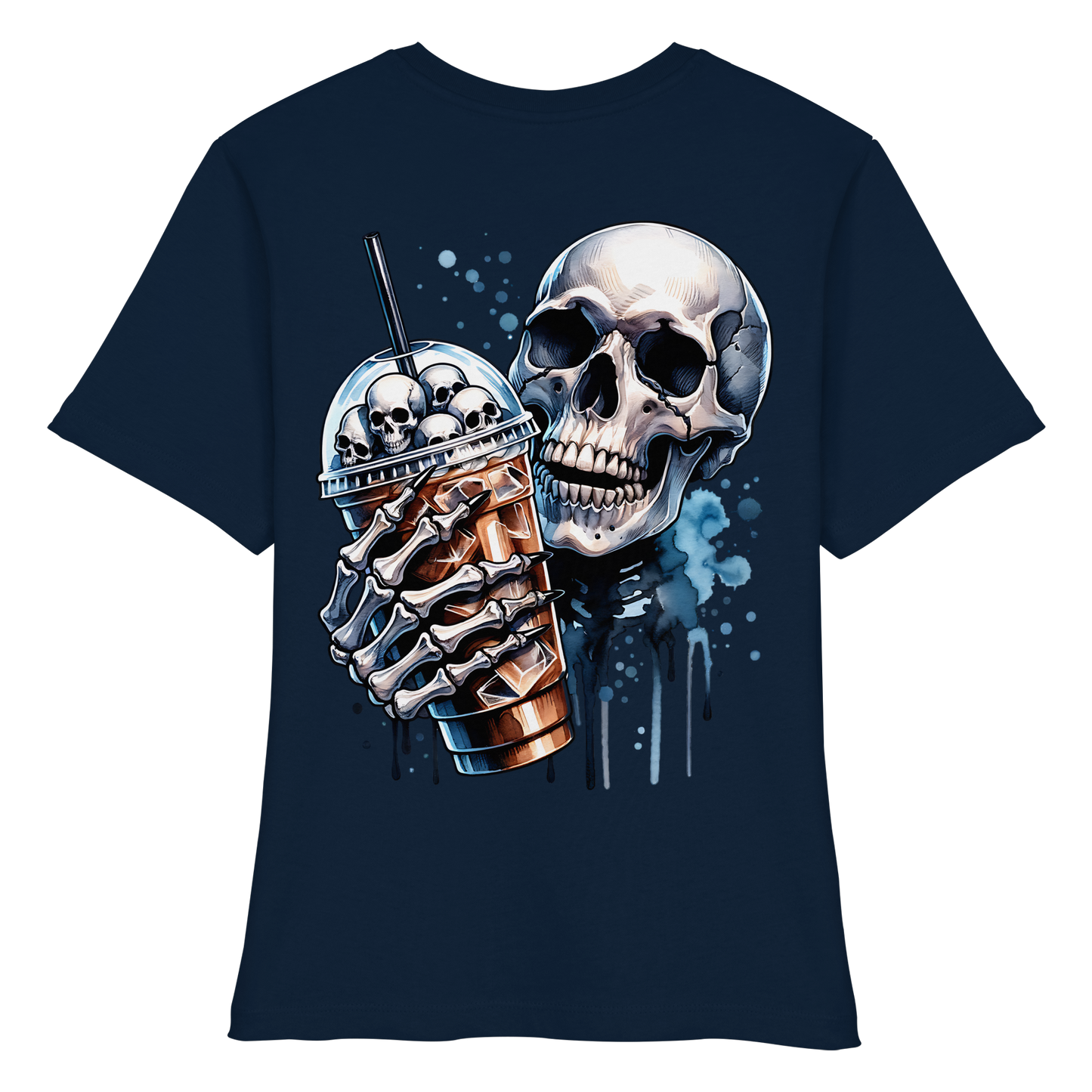 Chill Skull - Fitted Ladies Organic Shirt