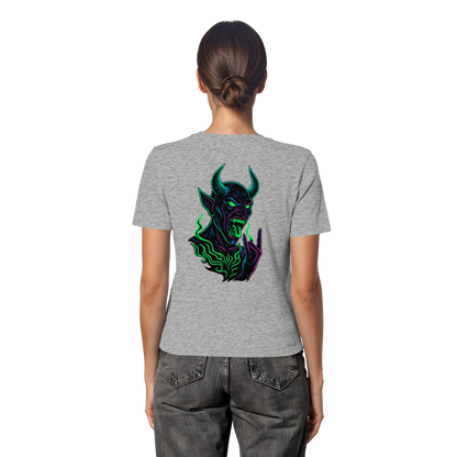 Neon Hellfire - Fitted Ladies Organic Shirt