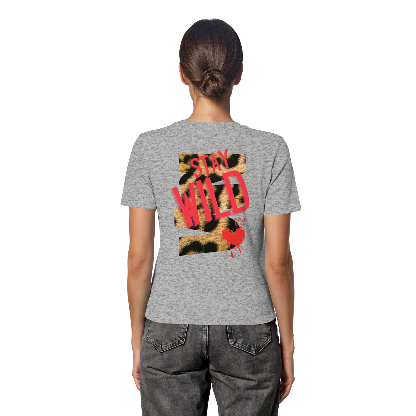 Stay Wild - Fitted Ladies Organic Shirt