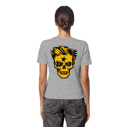 Golden Skull - Fitted Ladies Organic Shirt