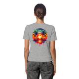 Tropical Sunset - Fitted Ladies Organic Shirt
