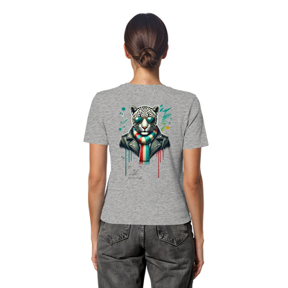 Urban Leopard - Fitted Ladies Organic Shirt