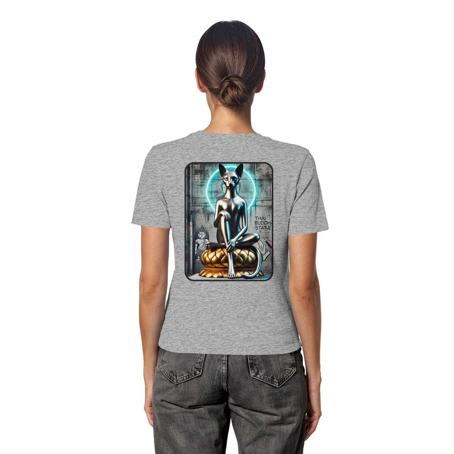 Mystic Cat - Fitted Ladies Organic Shirt
