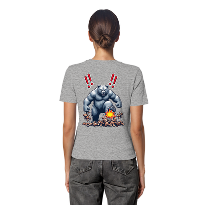 Teddy Terror - Fitted Ladies Organic Shirt