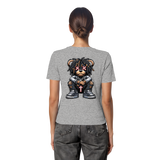 Bad Ass Teddy - Fitted Ladies Organic Shirt