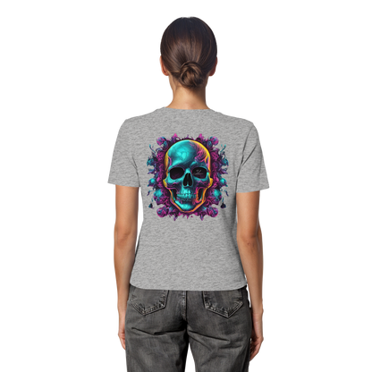 Galactic Skull - Fitted Ladies Organic Shirt